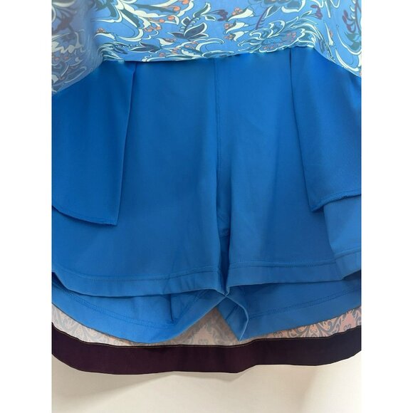 NEW GOLF Skort LADY HAGEN Fashion Scarf Print Skirt Womens Size 12 Multicolor - Picture 3 of 9